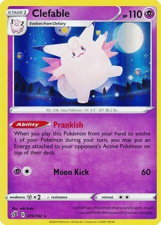 Clefable [Prankish | Moon Kick] Card Front