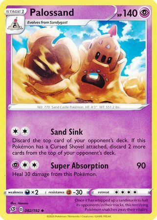 Palossand [Sand Sink | Super Absoption] Card Front