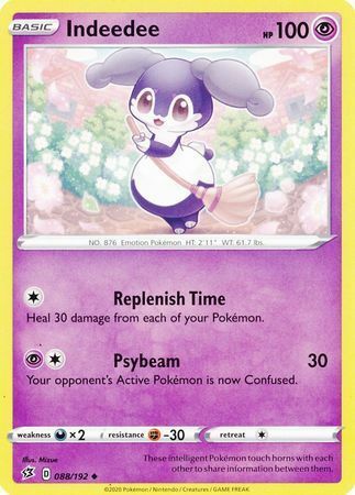 Indeedee [Replenish Time | Psybeam] Card Front