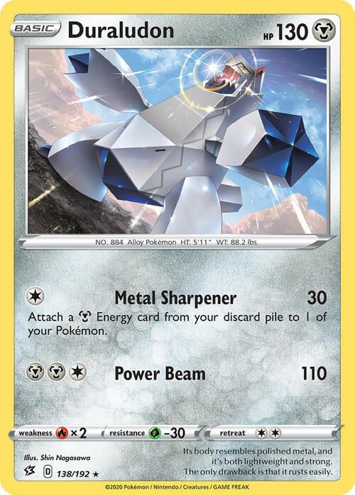 Duraludon [Metal Claw | Steel Beam] Card Front