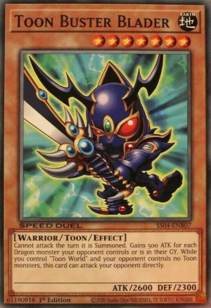 Toon Buster Blader Card Front