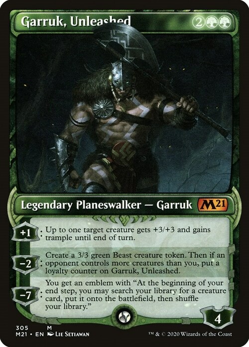 Garruk, Infuriato Card Front