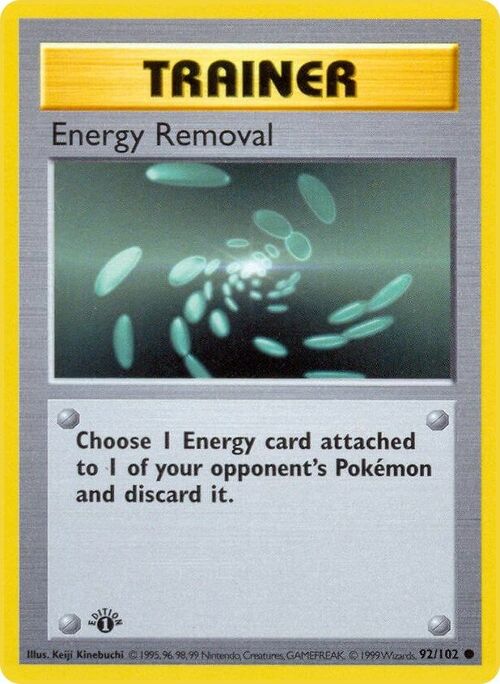 Energy Removal Card Front