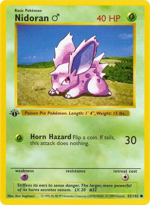 Nidoran ♂ Card Front