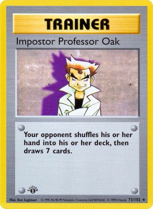 Professor Oak impostor Frente