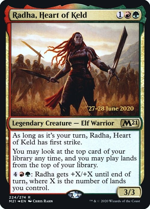 Radha, Heart of Keld Card Front