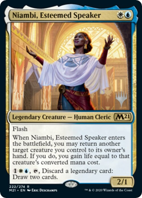 Niambi, Oratrice Rinomata Card Front