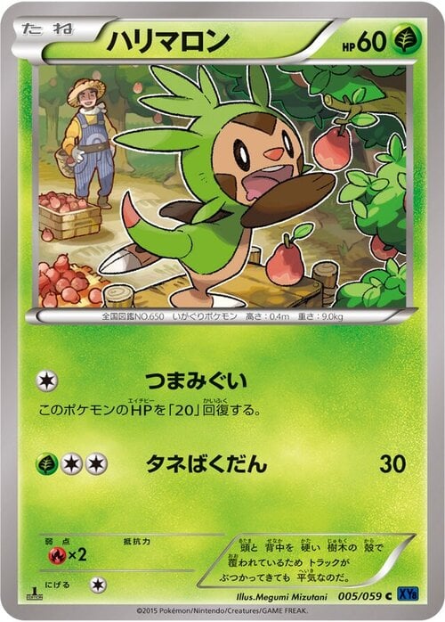 Chespin Card Front