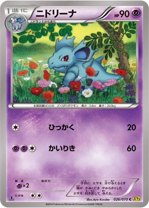 Nidorina Card Front
