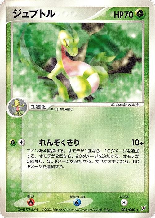 Grovyle Card Front