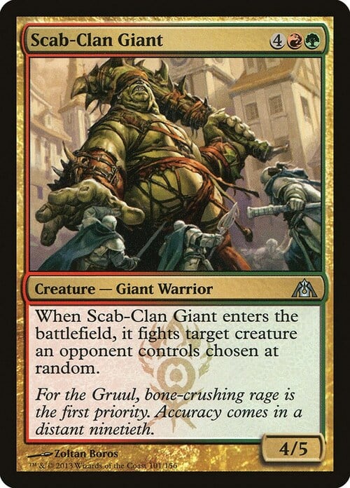 Gigante del Clan Scab Card Front