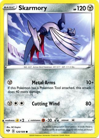 Skarmory [Metal Arms | Cutting Wind] Card Front