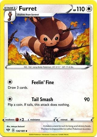 Furret [Feelin' Fine | Tail Smash] Frente