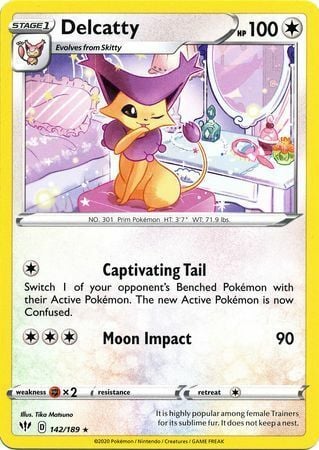 Delcatty [Captivating Tail | Moon Impact] Card Front