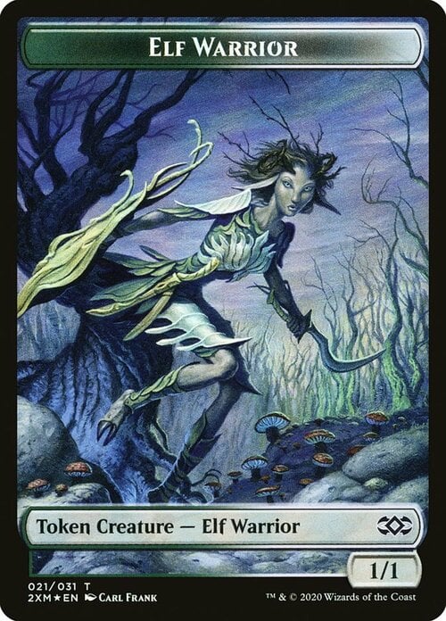 Elf Warrior // Plant Card Front