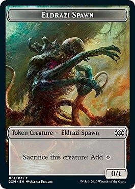 Eldrazi Spawn // Myr Card Front