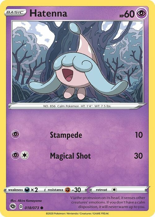 Hatenna [Stampede | Magical Shot] Card Front