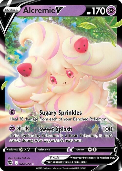 Alcremie V [Sugary Sprinkles | Sweet Splash] Frente