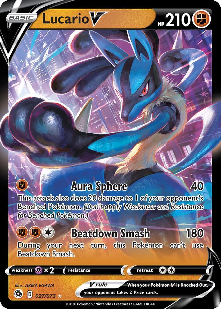 Blue the shiny lucario