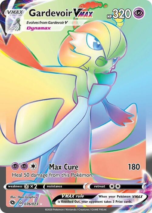 Gardevoir VMAX [Max Cure] Card Front
