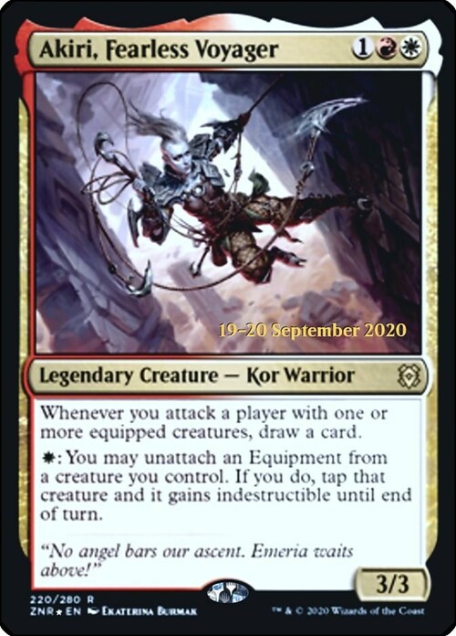 Akiri, Fearless Voyager Card Front
