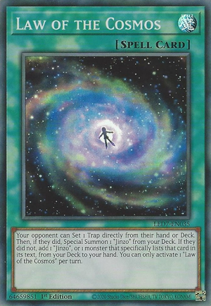 Law of the Cosmos Card Front