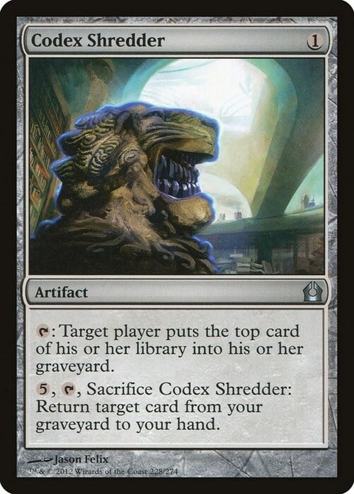 Codex Shredder Card Front