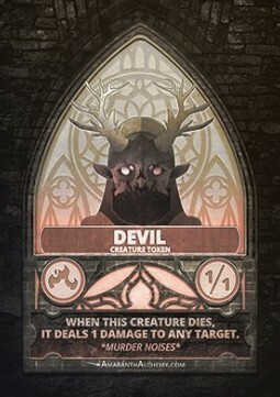 Devil Card Front