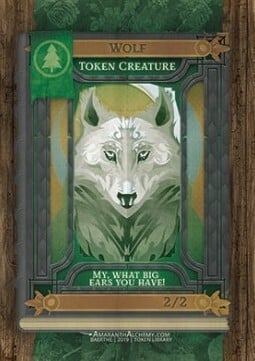 Wolf Card Front