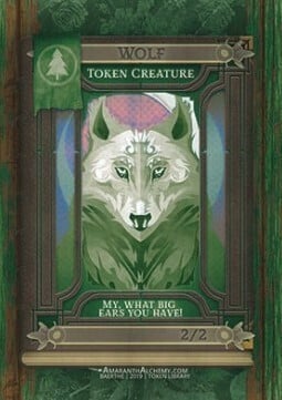 Wolf Card Front