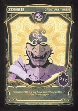 Zombie Card Front