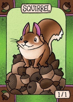 Squirrel Card Front