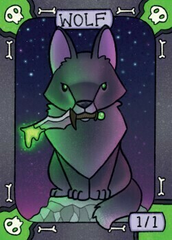 Wolf Card Front