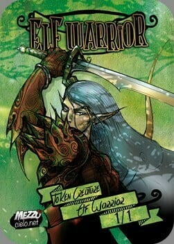 Elf Warrior Card Front