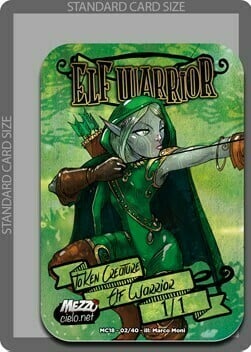 Elf Warrior Card Front