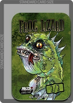 Frog Lizard Card Front