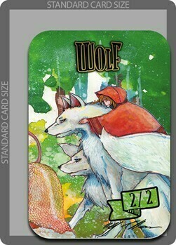 Wolf Card Front