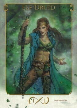 Elf Druid Card Front