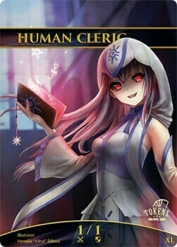 Human Cleric Card Front