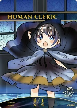 Human Cleric Card Front