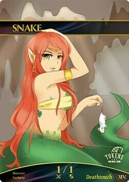 Snake Card Front