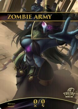 Zombie Army Token Frente