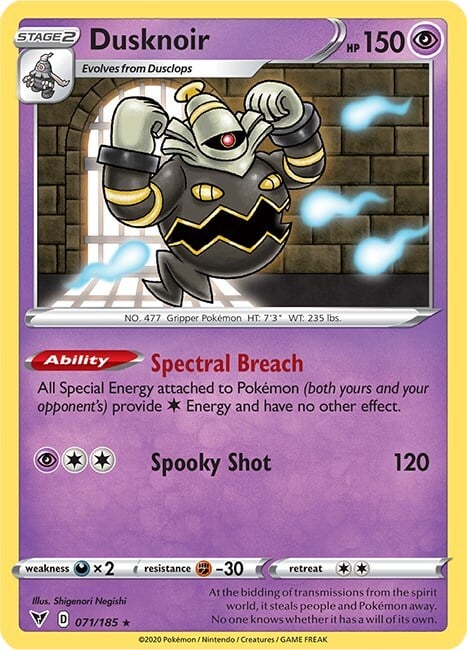 Dusknoir Card Front