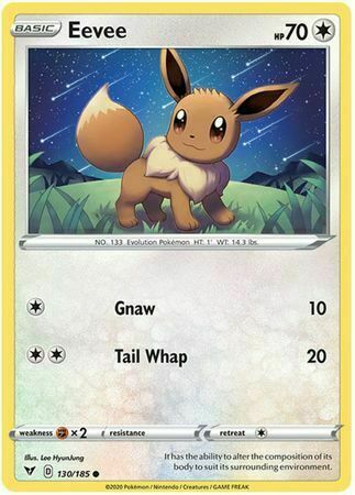 Eevee [Gnaw | Tail Whap] Card Front