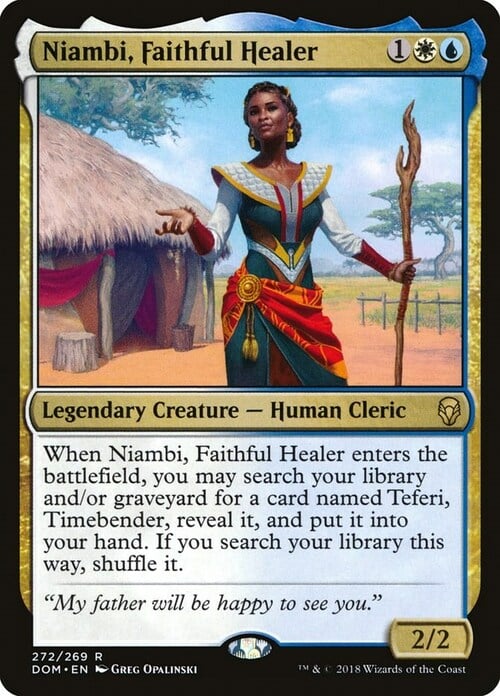 Niambi, Guaritrice Fedele Card Front