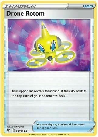 Rotom Drone Card Front