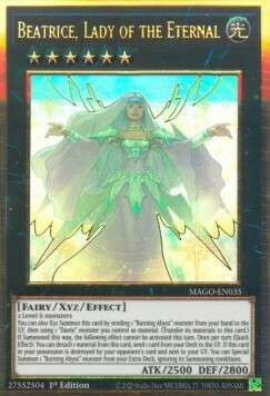 Beatrice Lady of the Eternal Maximum Gold Yu Gi Oh CardTrader