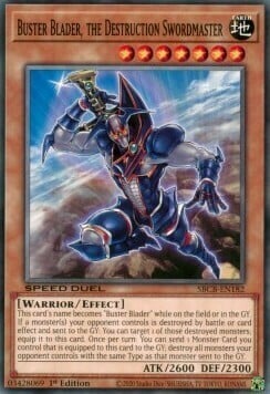 Buster Blader, el Soldado de la Espada de la Destrucción Frente