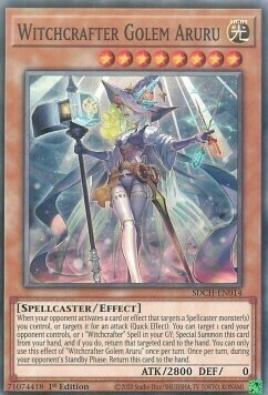 Witchcrafter Golem Aruru Card Front