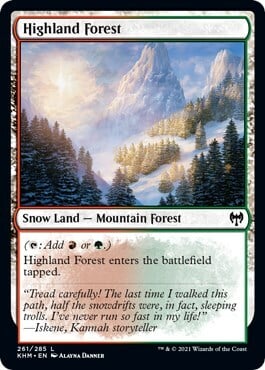 Highland Forest Card Front
